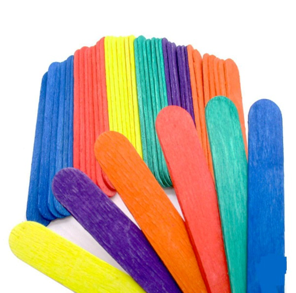 چوب بستنی رنگی