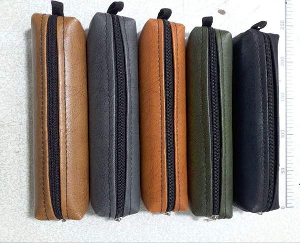 جامدادی چرم تک زیپ